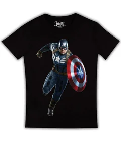 капитан Америка на черной